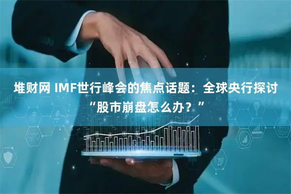 堆财网 IMF世行峰会的焦点话题：全球央行探讨“股市崩盘怎么办？”